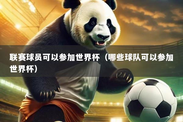 联赛球员可以参加世界杯（哪些球队可以参加世界杯）