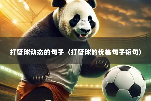 打篮球动态的句子(打篮球的优美句子短句)